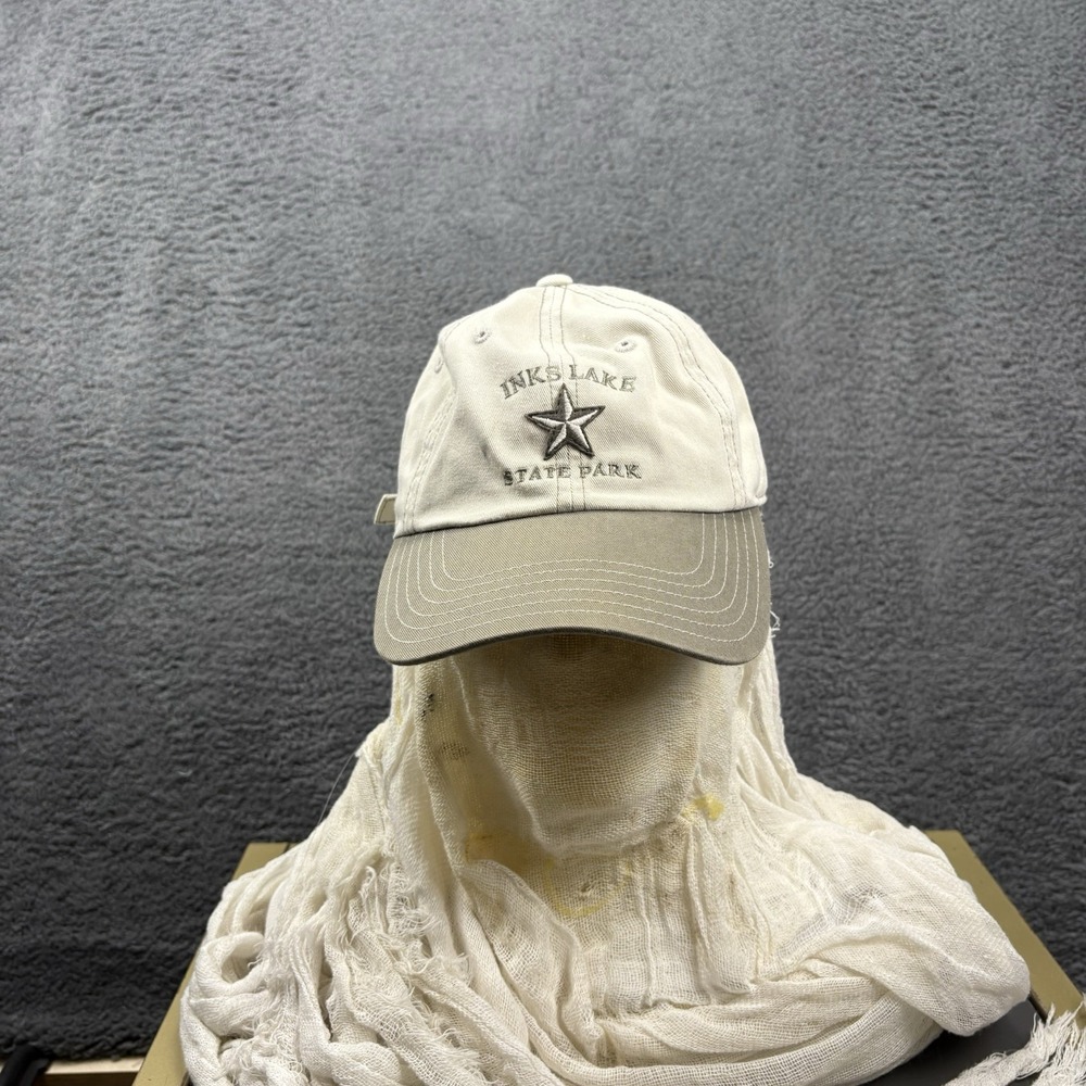 Inks Lake State Park Hat Men OSFM Beltback Adjustable Twill American Needle
